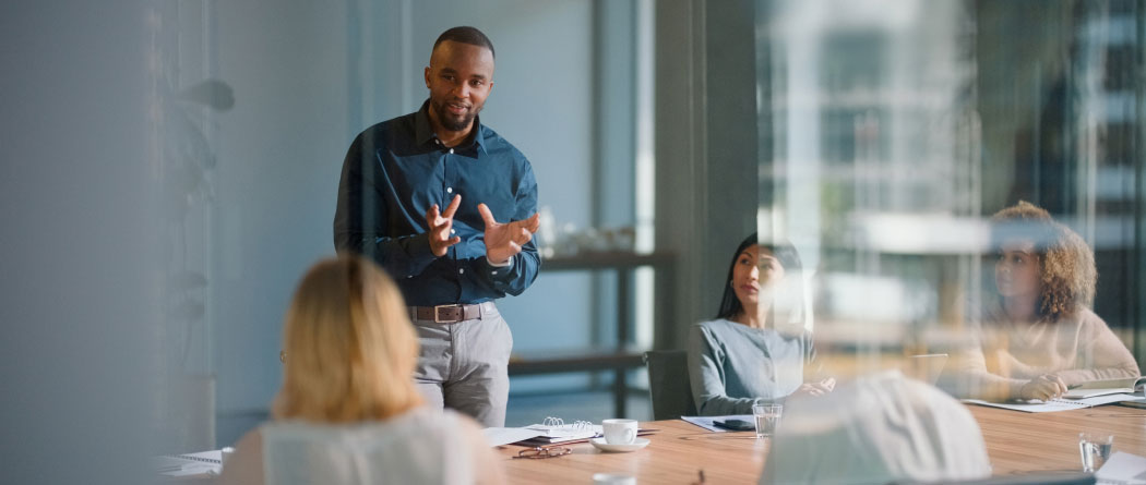 business professionals in a meeting