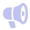 an icon illustration of a megaphone